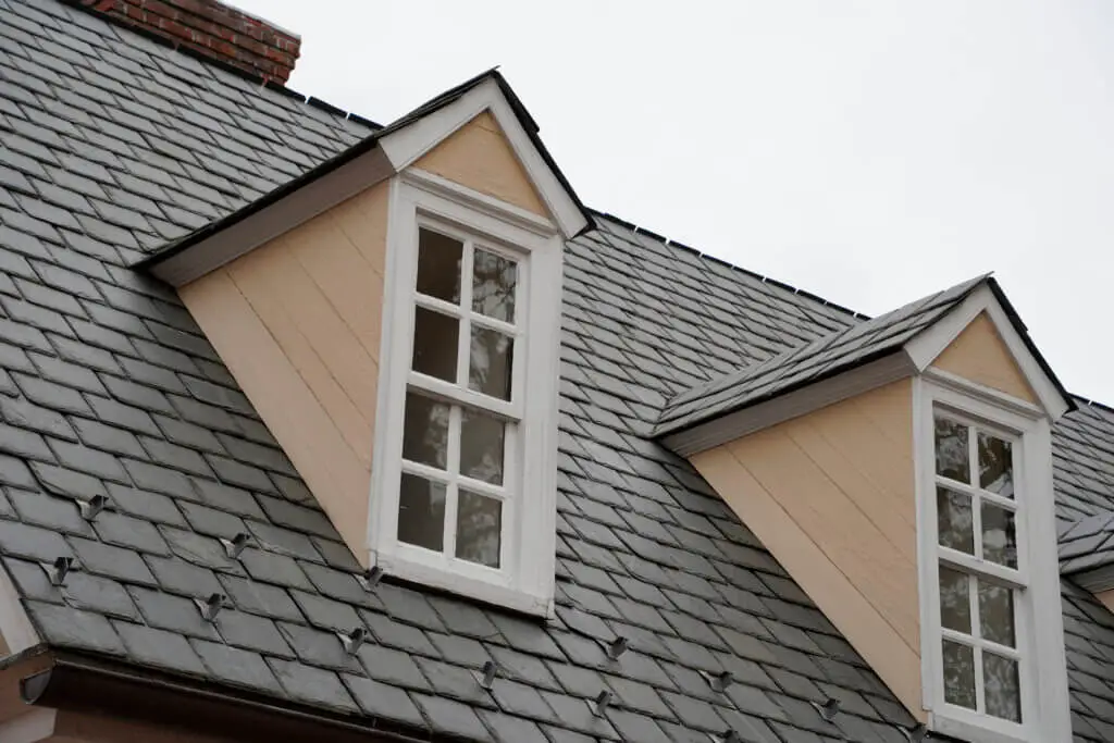 A roof with a window