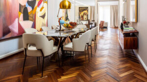 Dining Room Colors That Match Walnut Floors