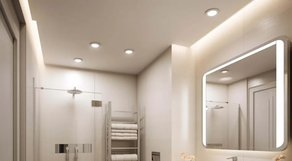Drop Ceiling in a Bathroom