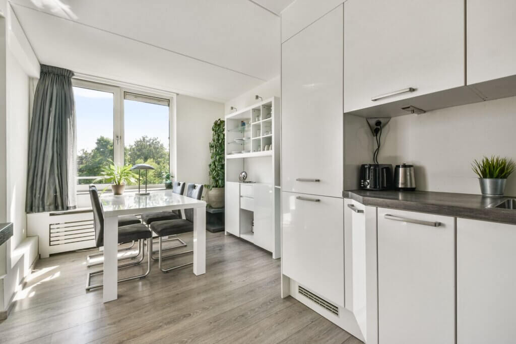 Small House Open Concept Kitchen & Living Room