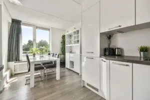 Small House Open Concept Kitchen & Living Room